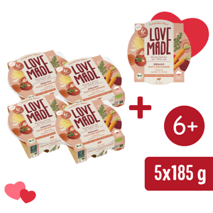 4+1 ZADARMO: LoveMade BIO Cestoviny bolognese (185 g)