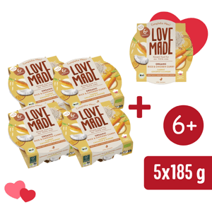 4+1 ZADARMO: LoveMade BIO Kuracie curry s ryžou (185 g)