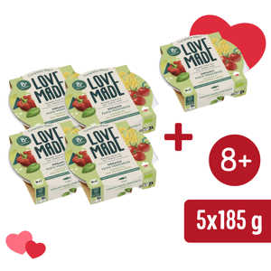 4+1 ZADARMO: LoveMade BIO Cestoviny so zeleninovým ragú (185 g)