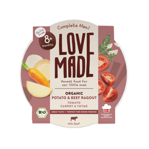 LoveMade BIO Hovädzie ragú so zemiakom (185 g)