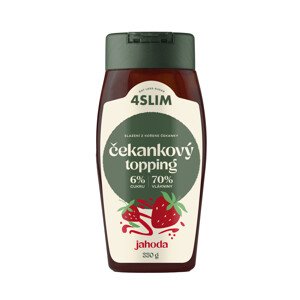4Slim Čakankový topping jahoda (330 g)