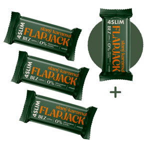 3+1 ZADARMO 4Slim: Flapjack slaný karamel (55 g)
