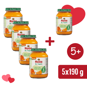 4+1 ZADARMO: Holle BIO Tekvica s ryžou (190 g)