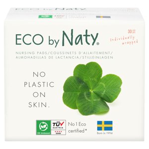 Eco by Naty Dámske prsné vložky pre dojčiace ženy ECO (30 ks)