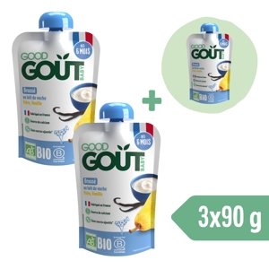 2+1 ZADARMO: Good Gout BIO Vanilkový dezert s hruškou (90 g)