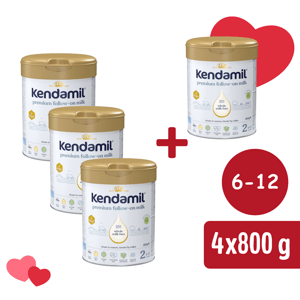 3+1 ZADARMO: Kendamil Premium 2 HMO+ (800 g)