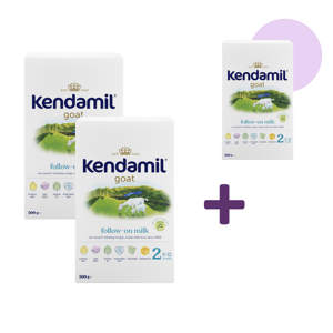 2+1 ZADARMO Kendamil Kozie pokračovacie mlieko 2 (500 g)