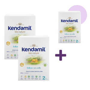 2+1 ZADARMO Kendamil BIO Nature 2 HMO+ (600 g)