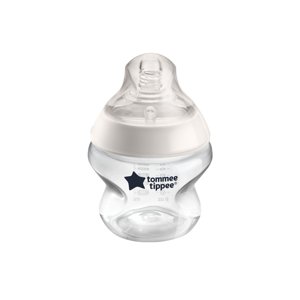 Tommee Tippee Natural Start Samosterilizačná Dojčenská Fľaša s ANTI-COLIC cumlíkom Pomalý Prietok 150 ml 0m+