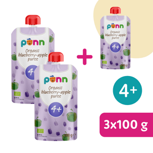2+1 ZADARMO: SALVEST Põnn BIO Jablko s čučoriedkami (100 g)