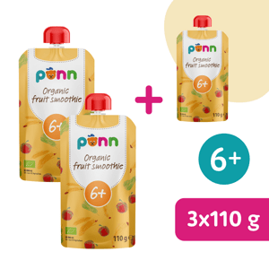 2+1 ZADARMO: SALVEST Põnn BIO Ovocné smoothie s ananásom (110 g)