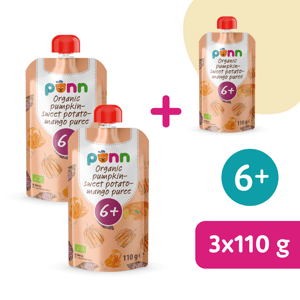 2+1 ZADARMO: SALVEST Põnn BIO Pyré z tekvice, zemiakov a manga (110 g)