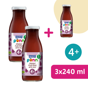 2+1 ZADARMO: SALVEST Põnn BIO Slivková šťava s dužinou (240 ml)