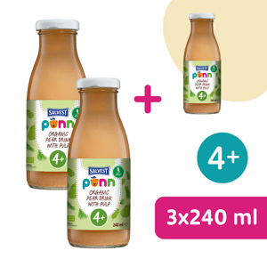 2+1 ZADARMO: SALVEST Põnn BIO Hrušková šťava s dužinou (240 ml)