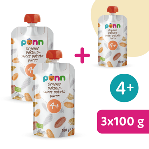 2+1 ZADARMO: SALVEST Põnn BIO Pyré z paštrnáku a batátov (100 g)