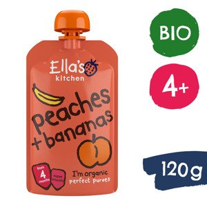 Ella's Kitchen BIO Banán s broskyňou (120 g), exp. 30.06.2024