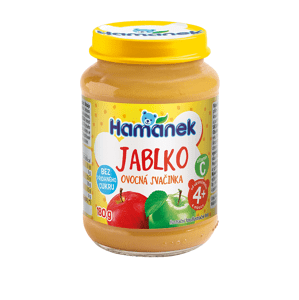Hamánek Jablko ovocná desiata  4m+ (180 g)