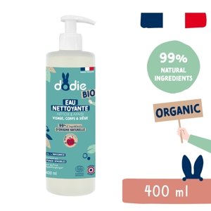 Dodie Organic Detská čistiaca voda 3v1 (400 ml)
