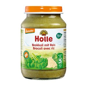 Holle BIO Brokolica s celozrnnou ryžou (190 g)