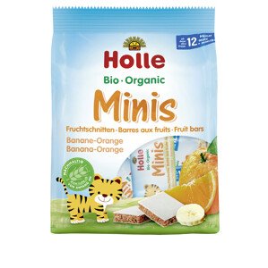 Holle BIO Minis banánové s pomarančom (8× 12,5 g)