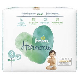 Pampers Harmonie Value Pack Detské plienky veľ. 3 (31 ks)