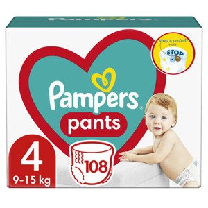 Pampers Pants Mega Box Plienkové nohavičky veľ. 4 (108 ks)