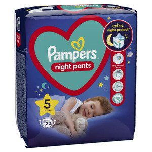 Pampers Night Pants Plienkové nohavičky veľ. 5 (22 ks)