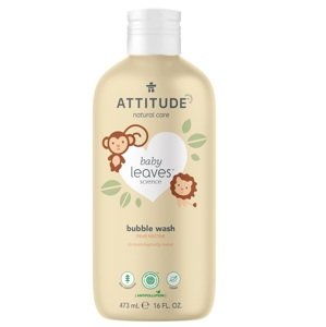 Attitude Baby Leaves Detská pena do kúpeľa s vôňou hruškovej šťavy (473 ml)
