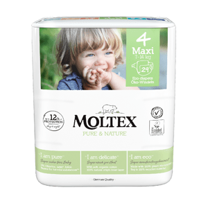 Moltex Pure & Nature Maxi 7–14 kg (29 ks), eko plienky