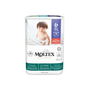 Moltex Pure & Nature XL+ 14 kg (18 ks), eko plienkové nohavičky