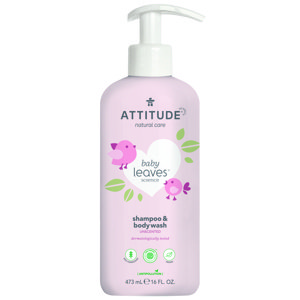 Attitude Baby Leaves Detské telové mydlo a šampón 2v1 (473 ml)