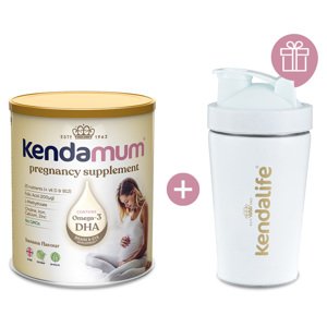 Kendamum Nápoj pre tehotné a dojčiace ženy (800 g) + Shaker biely zadarmo