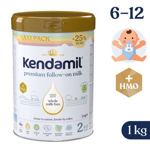 Kendamil Premium 2 HMO+ (1 kg), dúhové XXL balenie