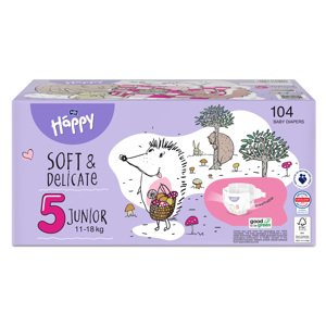 Bella Baby Happy Detské pleny Junior Box veľ. 5 (104 ks)