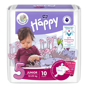 Bella Baby Happy Detské plienky Junior veľ. 5 (10 ks)