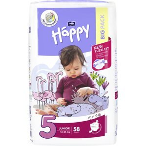 Bella Baby Happy Detské plienky Junior Big Pack veľ. 5 (58 ks)