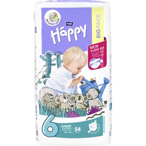 Bella Baby Happy Detské plienky Junior Extra veľ. 6 (54 ks)