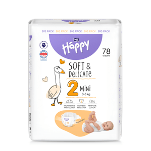 Bella Baby Happy Detské plienky Mini Big Pack veľ. 2 (78 ks)
