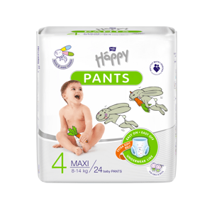 Bella Happy Pants Detské plienkové nohavičky Maxi veľ. 4 (24 ks)