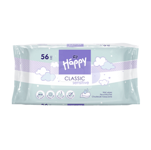 Bella Happy Baby Čistiace obrúsky Classic Sensitive (56 ks)