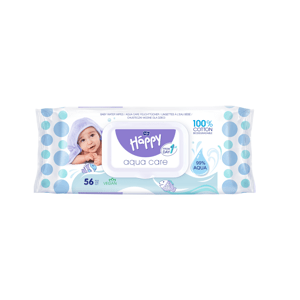 Bella Happy Baby čistiace obrúsky Aqua care (56 ks)