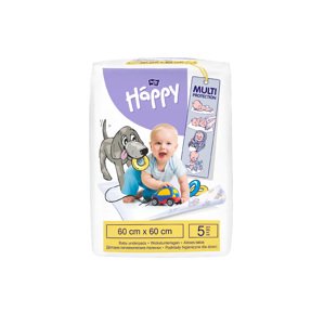 Bella Happy Detské hygienické podložky 60 × 60 cm (5 ks)