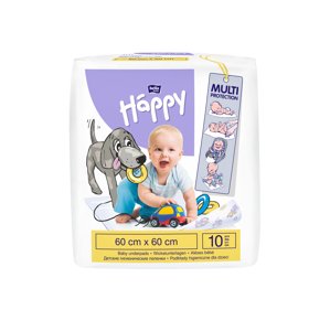 Bella Happy Detské hygienické podložky 60 × 60 cm (10 ks)