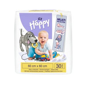 Bella Happy Detské hygienické podložky 60 × 60 cm (30 ks)