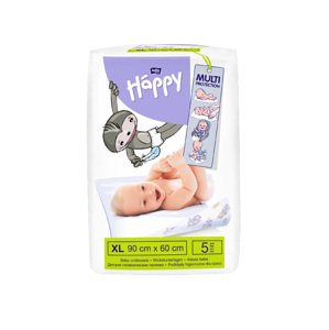 Bella Happy Detské hygienické podložky 90 × 60 cm (5 ks)