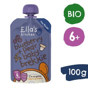 Ella's Kitchen BIO Raňajky čučoriedka a hruška (100 g)
