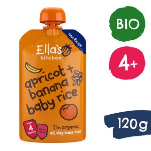 Ella's Kitchen BIO Detská ryža, banán a marhuľa (120 g)
