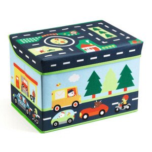 Úložný box na hračky - cestný okruh