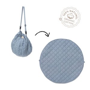 Play&Go Podložka na hranie Organic Dusty Blue