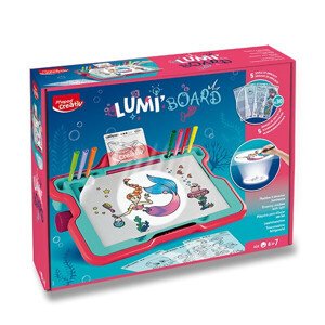 Súprava Maped Lumi Board - tabuľa s podsvietením - morská víla